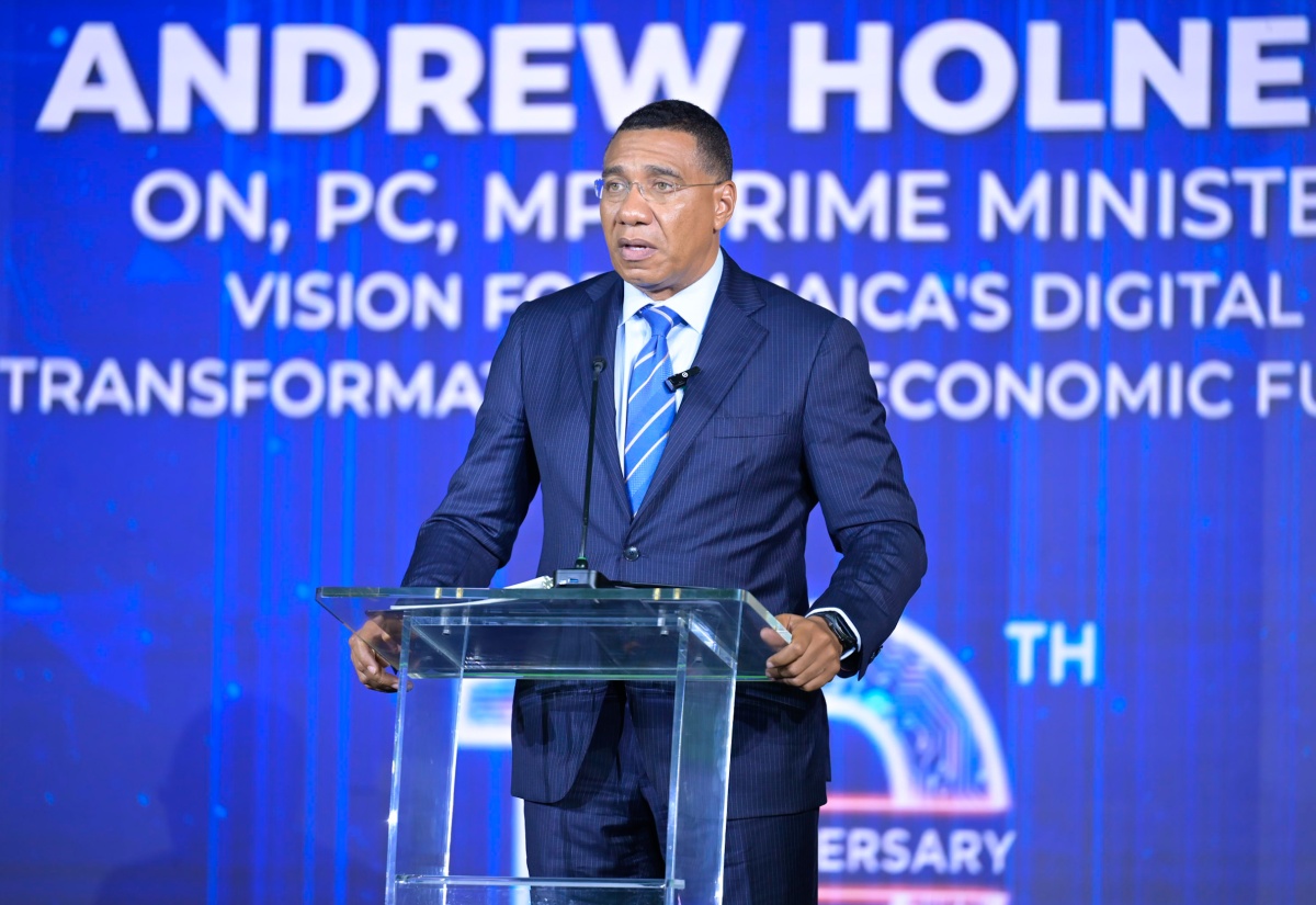 Prime Minister Holness calls for Jamaica to embrace AI and advanced technology.