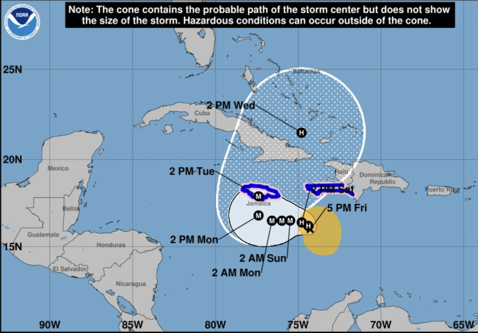 Tropical Storm Melissa Strengthens to 65 mph Winds and Drifts Northward