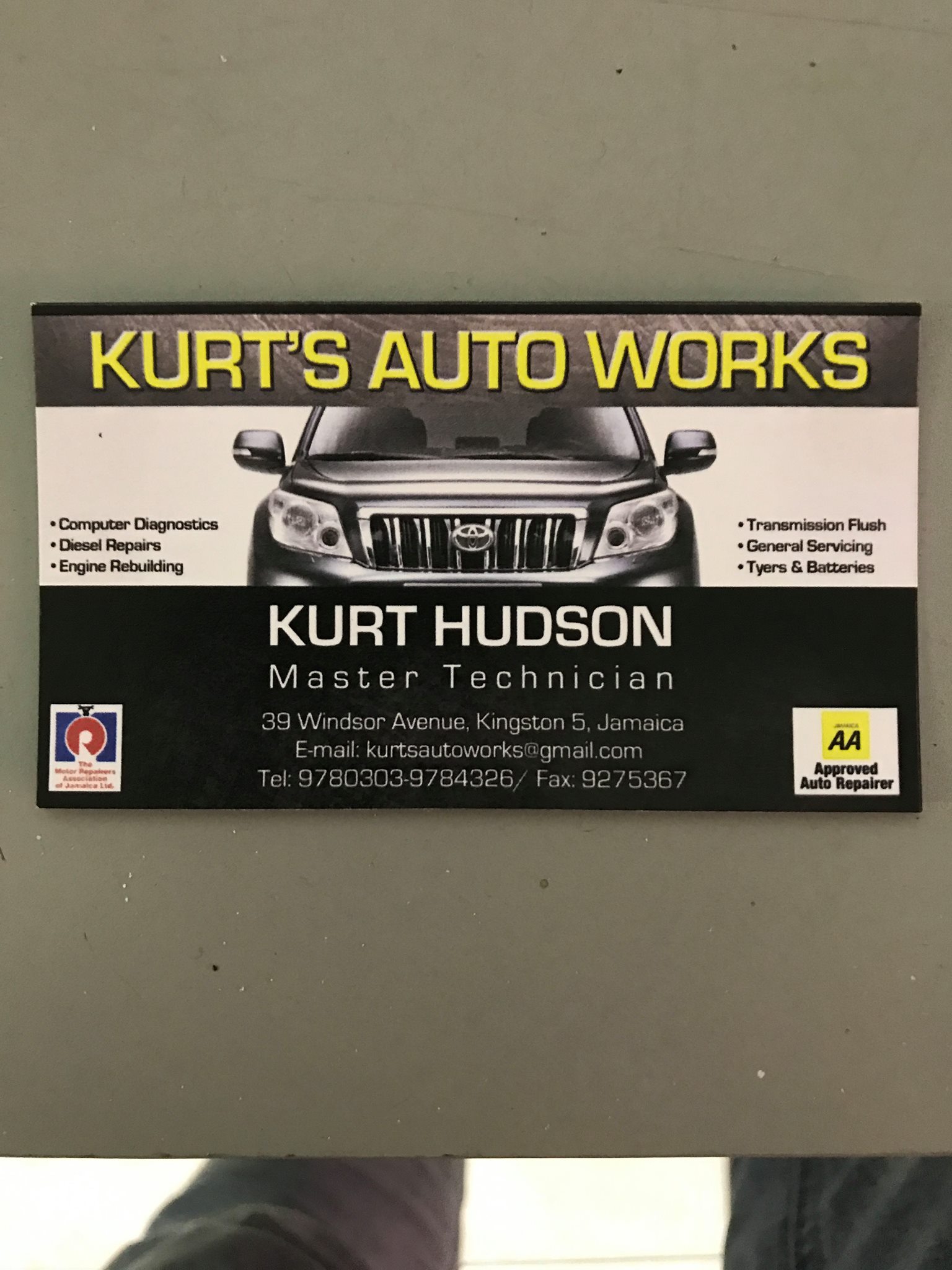 Kurt’s Auto Works Ltd